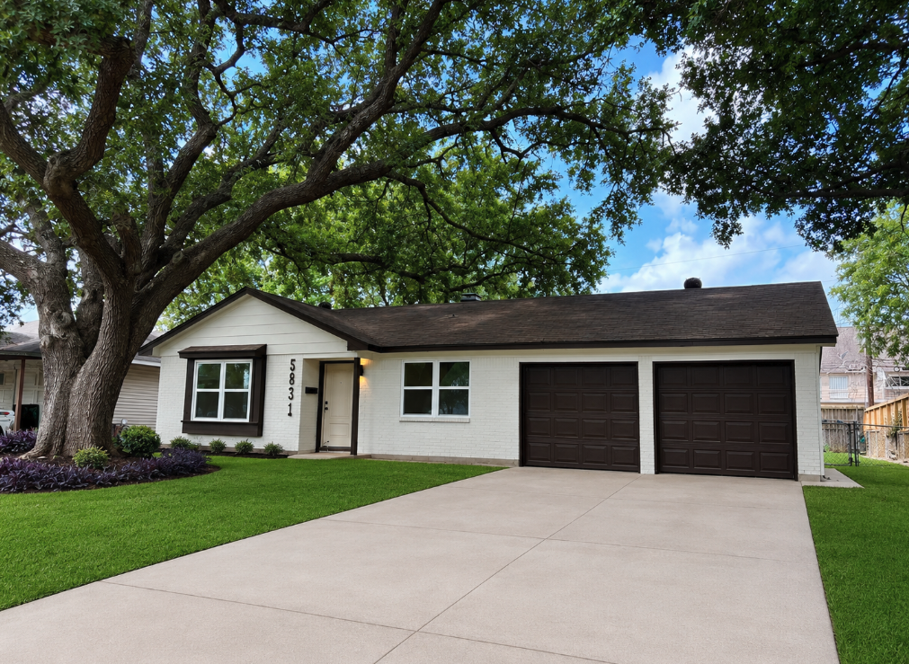 After: 5831 Chinaberry Drive, Houston, TX following full renovation by MX Builders